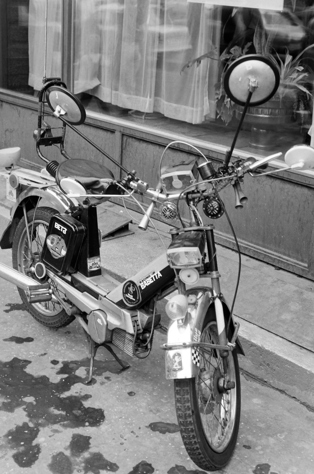 Magyarország, feltuningolt Jawa Babetta típusú segédmotor., 1980, Bojár Sándor, moped, Jawa Babetta, Fortepan #255172