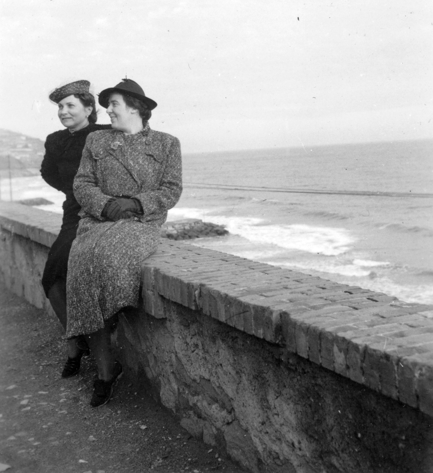 Italy, San Remo, tengerpart a város közelében., 1940, SZF, Fortepan #25537