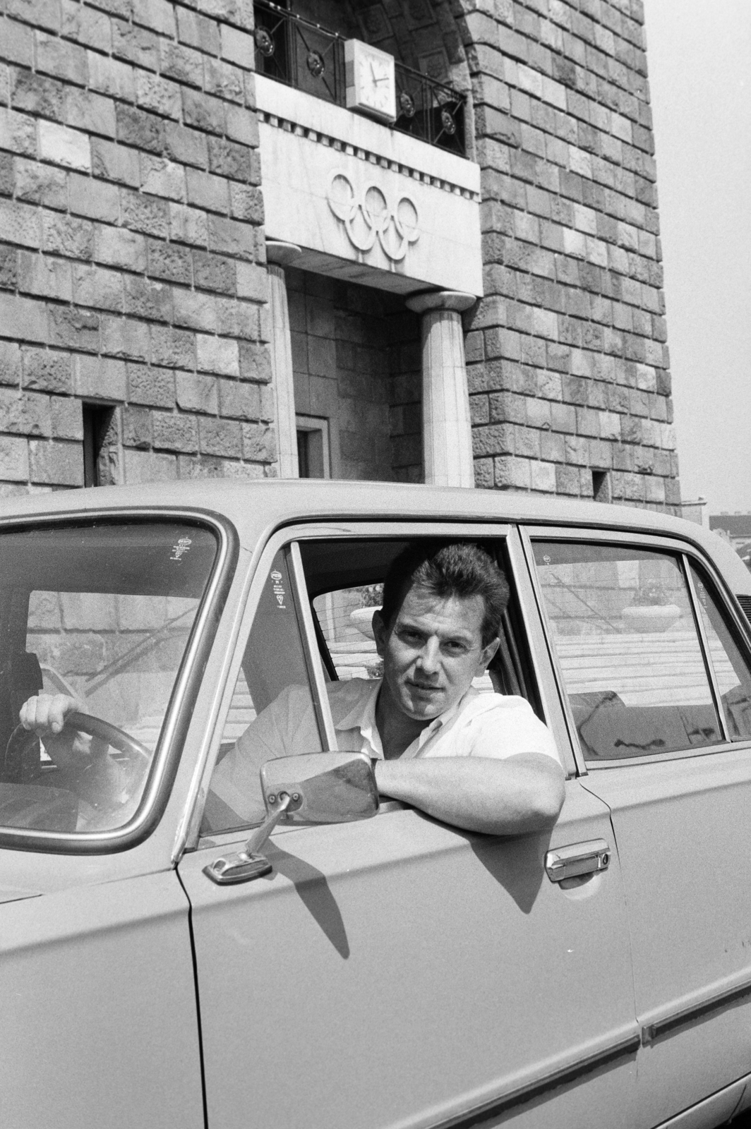 Hungary, Népstadion, Budapest XIV., Schmitt Pál kétszeres olimpiai bajnok vívó., 1983, Bojár Sándor, Budapest, Fortepan #255413