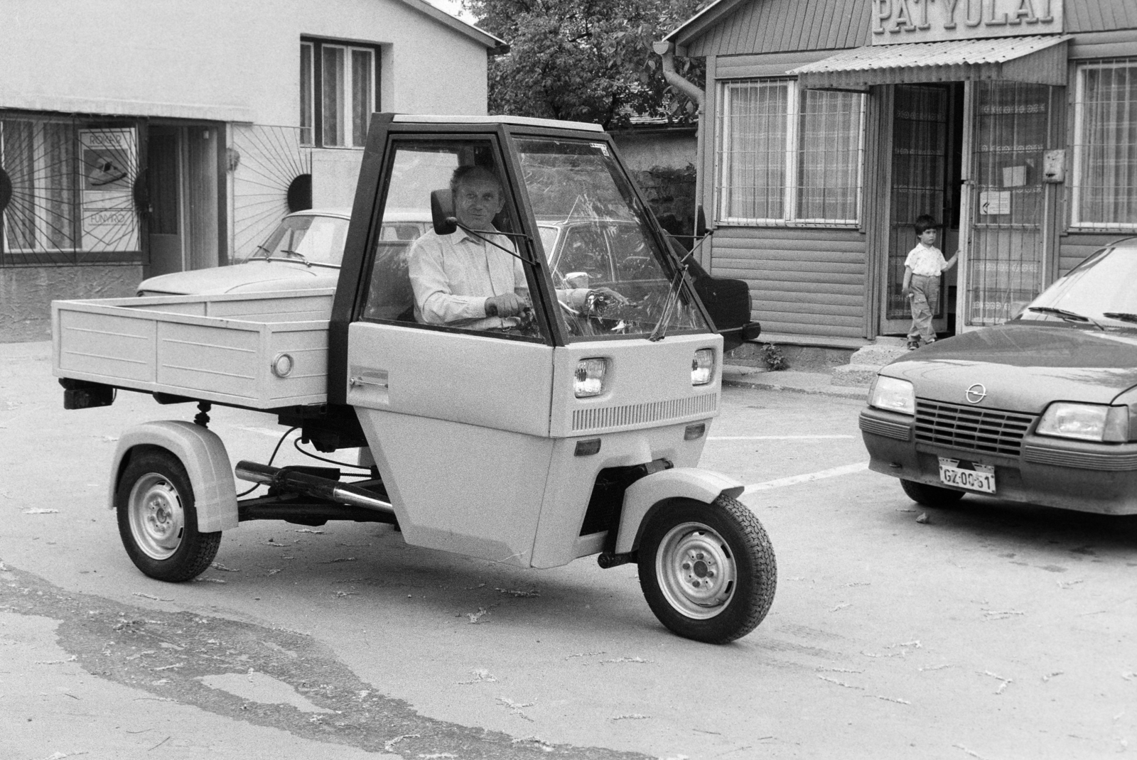 1987, Bojár Sándor, rendszám, Patyolat Vállalat, Opel-márka, Roboplan-márka, Opel Kadett, Fortepan #255499