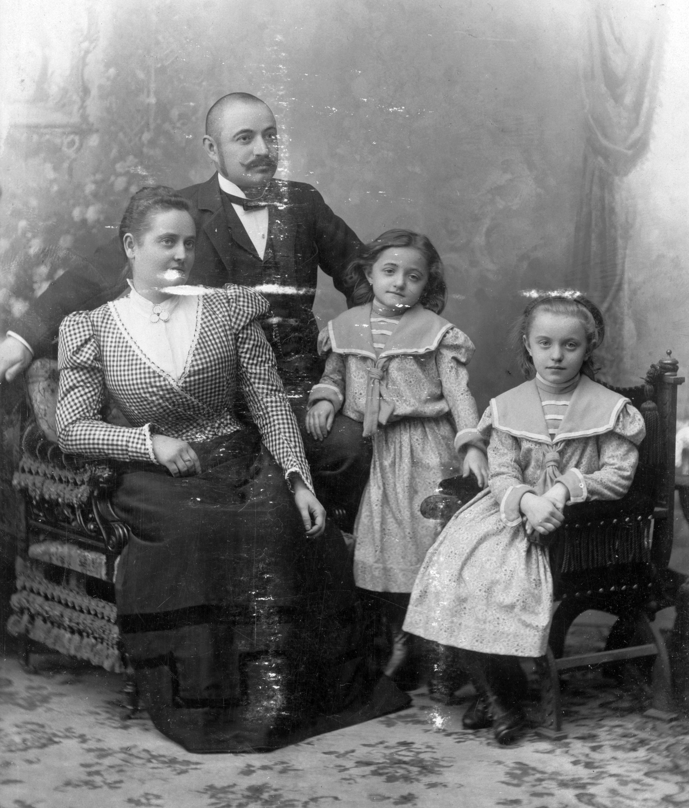1900, Fortepan, family, tableau, Fortepan #25551