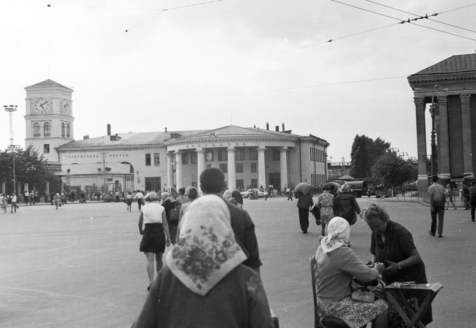 Ukraine, Kyiv, Állomás tér, Vokzalna metróállomás., 1966, Kálnoki Kis Sándor, Soviet Union, Fortepan #255893