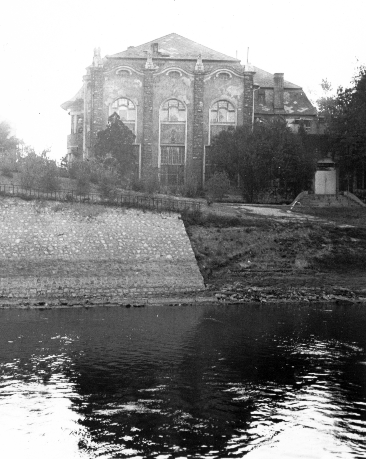 Hungary, Győr, Radó-sziget, az egykori Kioszk., 1967, Kovács László Péter, Fortepan #25626