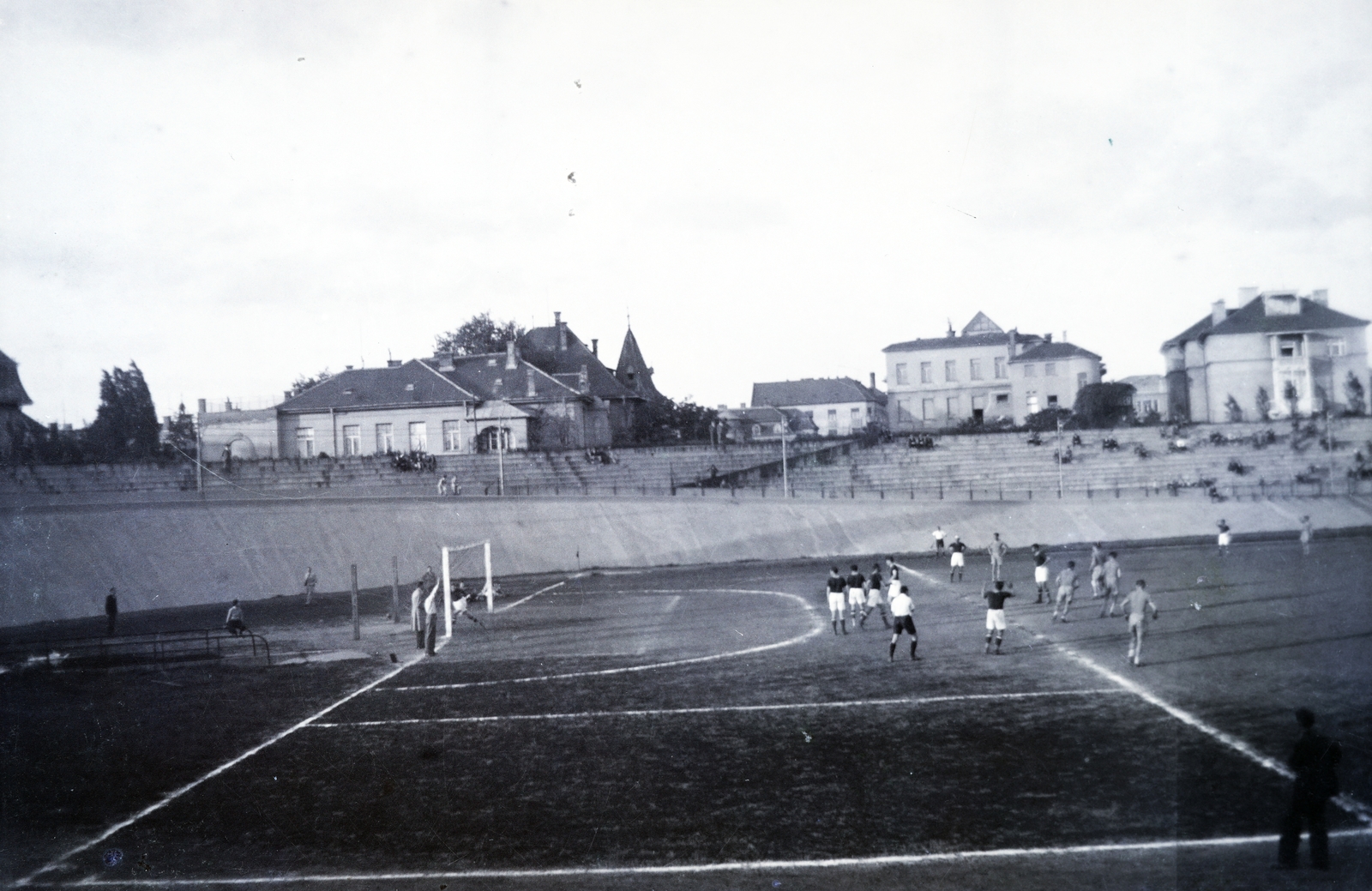 Magyarország, Budapest XIV., Szabó József utca, Millenáris sporttelep., 1936, Sík Endre, Budapest, Fortepan #256295