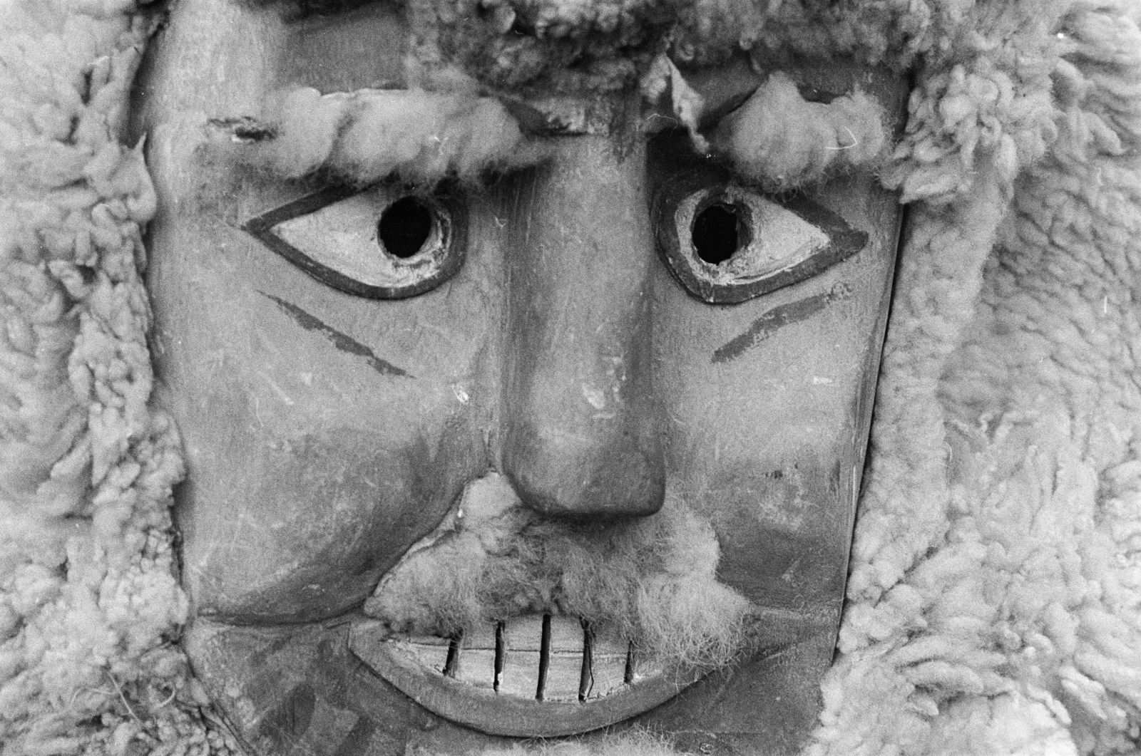 Hungary, Mohács, a felvétel a busójárás idején készült., 1969, Székely Balázs, Fortepan #256330