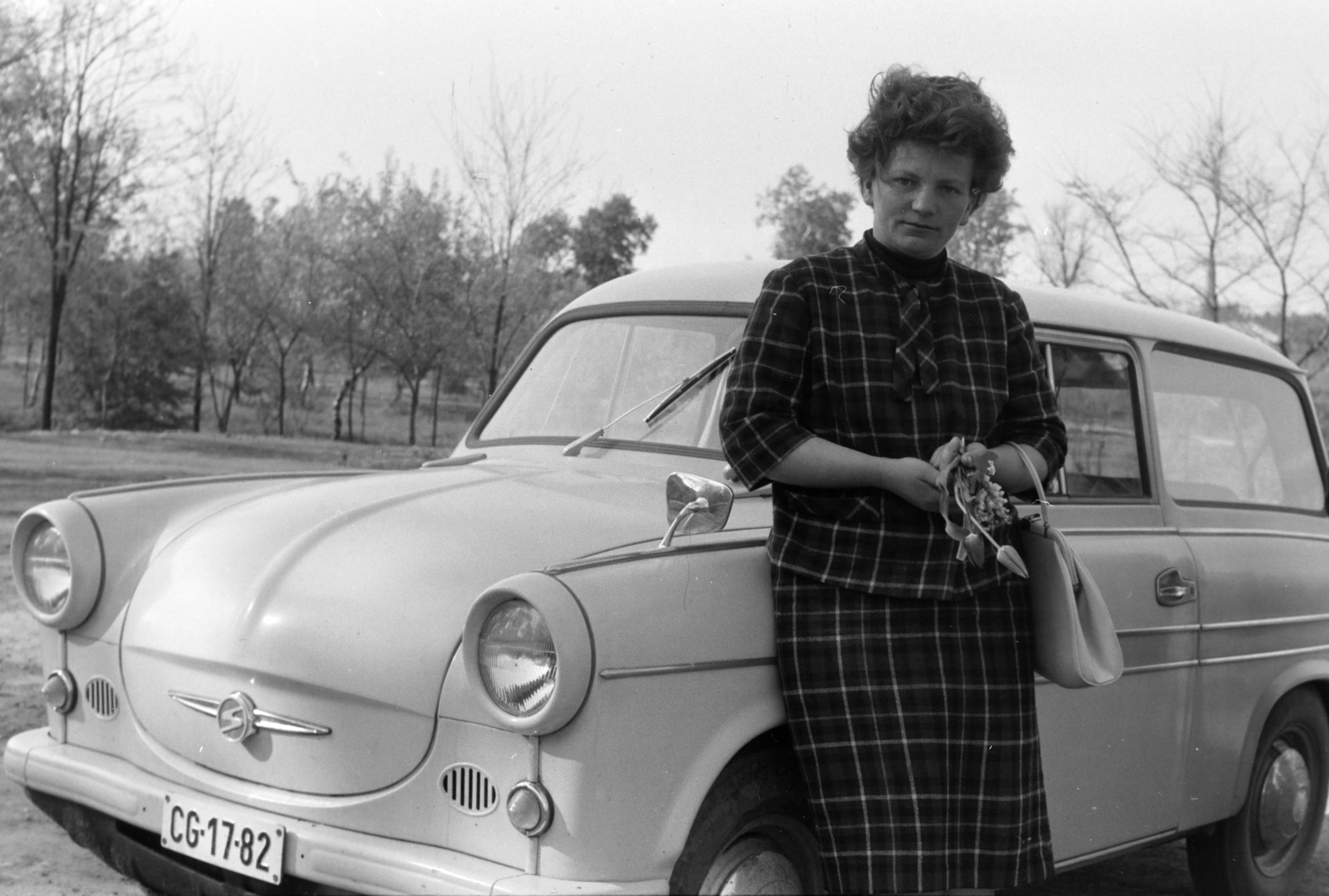 1963, Közösségi Szociális Szövetkezet, number plate, Trabant-brand, Fortepan #256510