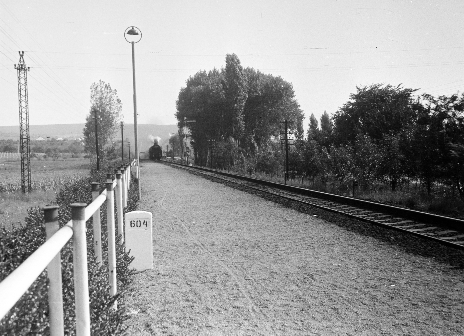 1966, Tóth Katalin, rails, railway, station, Fortepan #256672