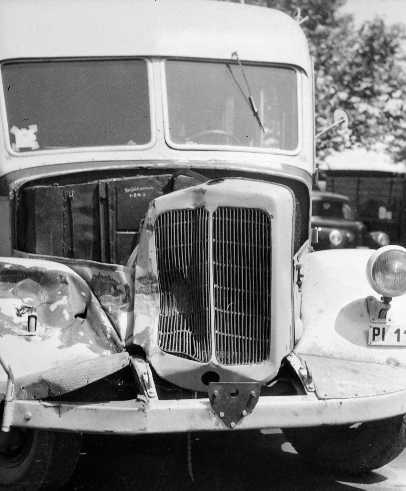 1954, Bolvári László, wreck, Fortepan #256960