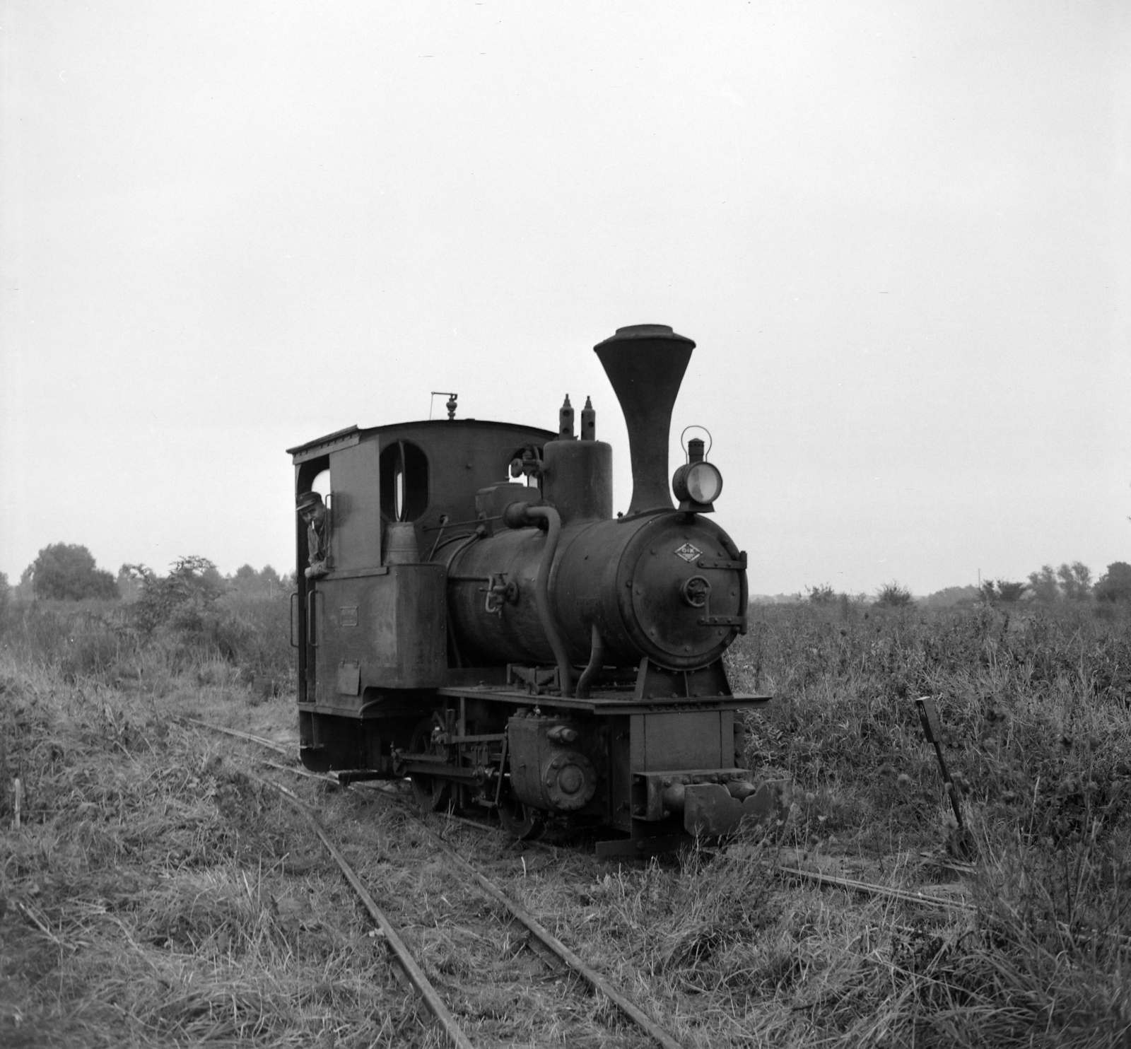 Netherlands, Willeskop, az egykori IJsseloord téglagyárban közlekedő Orenstein & Koppel típusú gőzmozdony 1971. augusztus 26-án., 1971, Ladinek Viktor, steam locomotive, Fortepan #257451