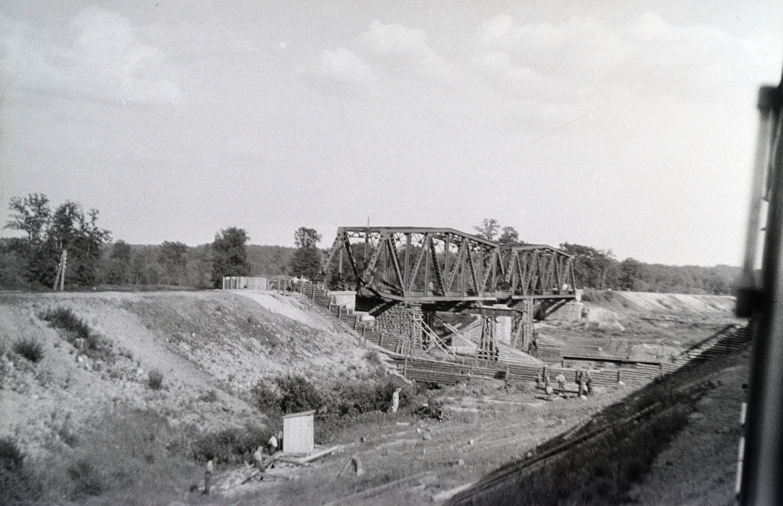 1942, Reményi József, híd, hídroncs, Fortepan #257586