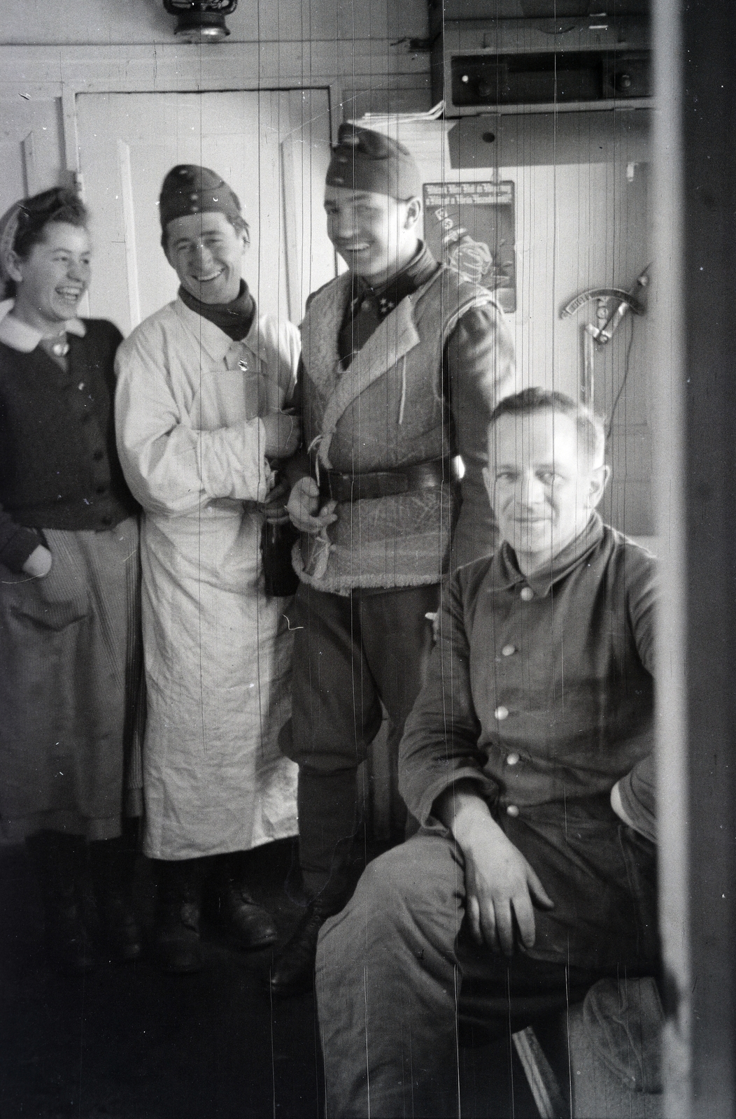 1942, Reményi József, hospital-train, soldier, Fortepan #257649