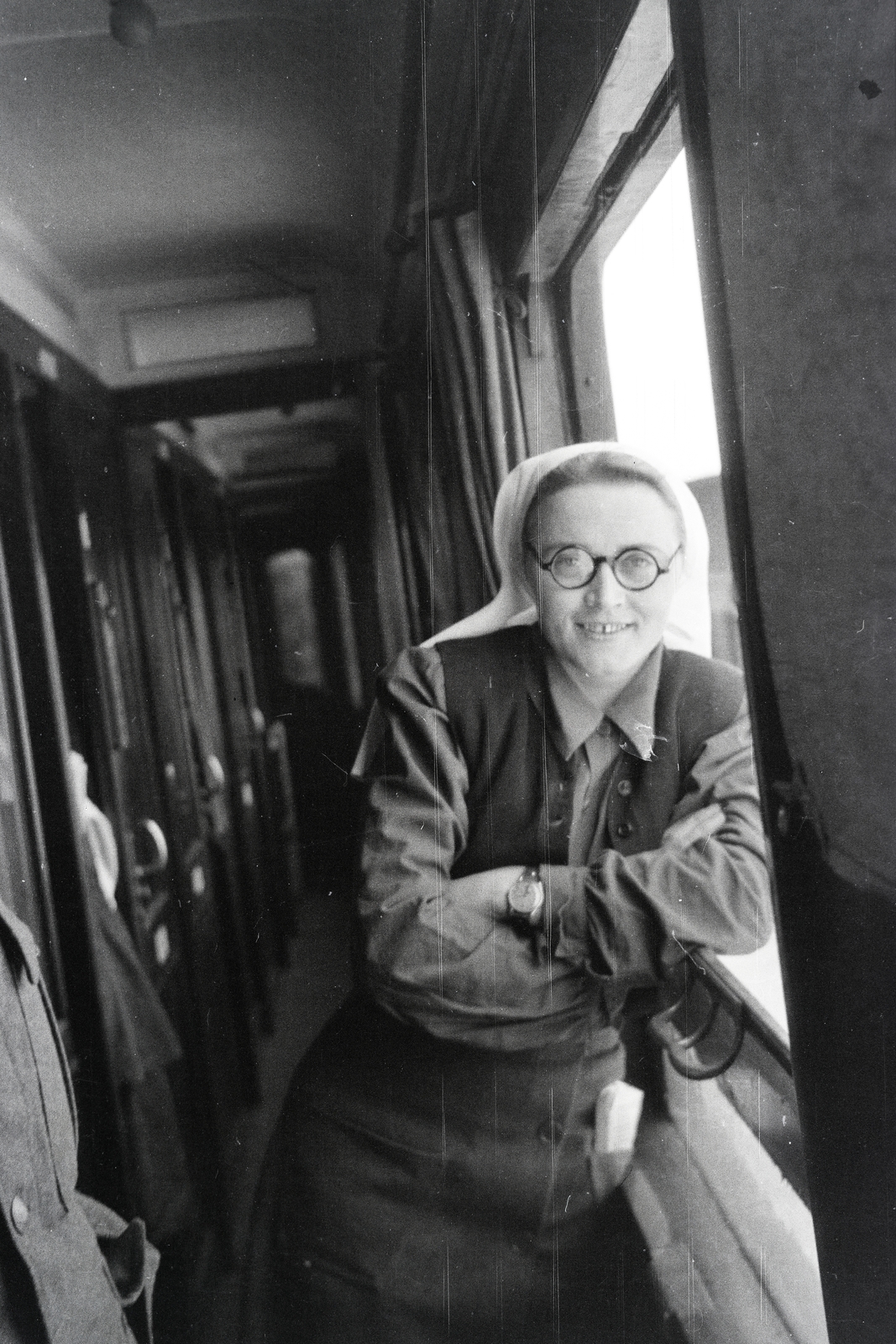 1942, Reményi József, hospital-train, Fortepan #257698
