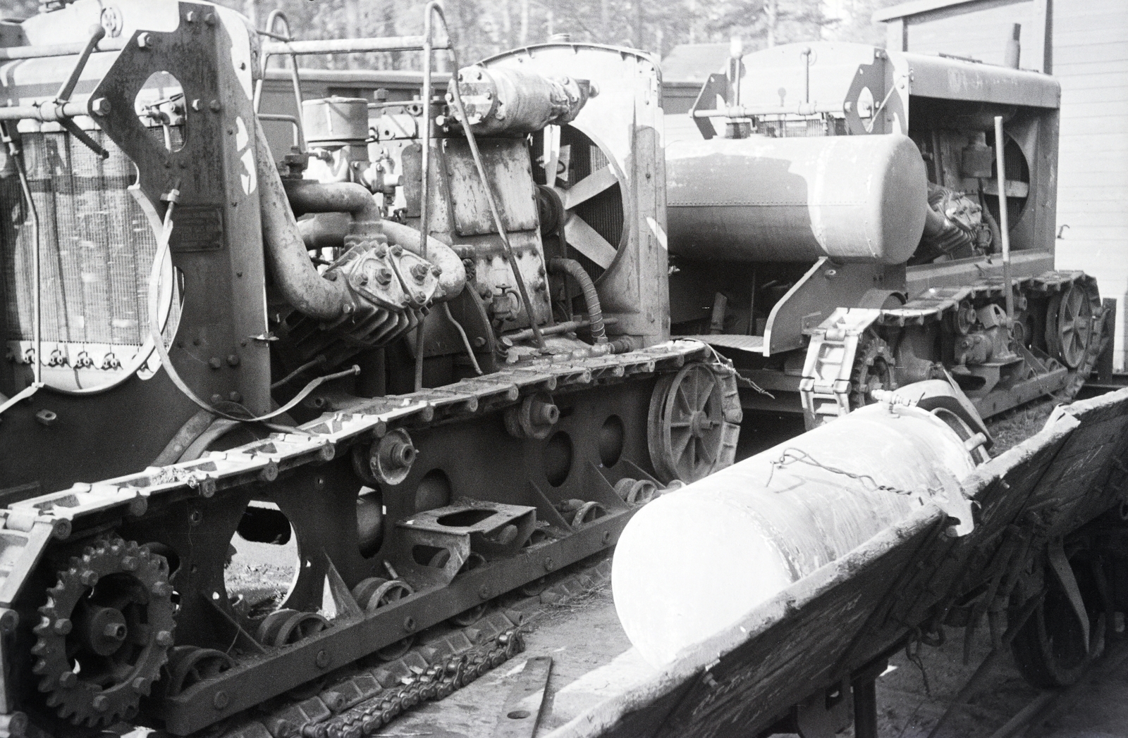 1942, Reményi József, track, tow truck, Voroshilovets-brand, Fortepan #257789