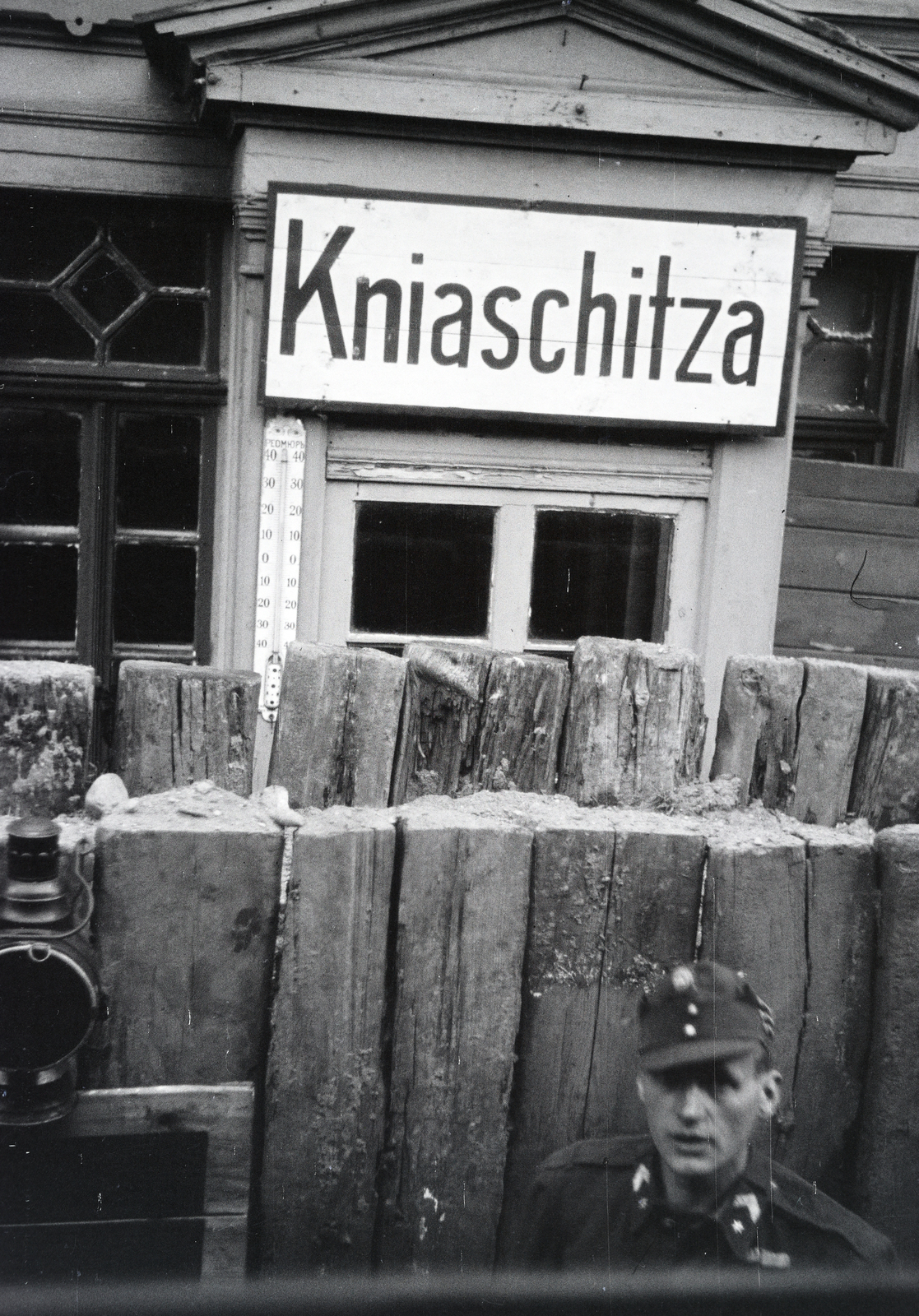 1942, Reményi József, felirat, hőmérő, Fortepan #257796