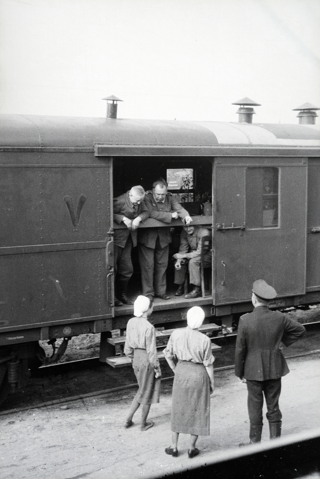 1942, Reményi József, kórházvonat, Fortepan #257938