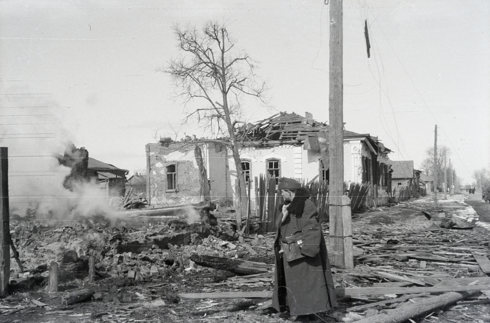 Russia, (ekkor Zlinka/Slinka része). A felvétel a vöröskeresztes kórházvonat egyik útjáról készült sorozat része., 1943, Reményi József, Fortepan #258021