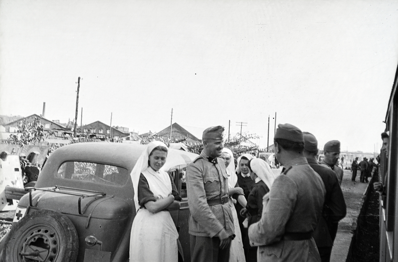 1942, Reményi József, katona, ápolónő, Fortepan #258035