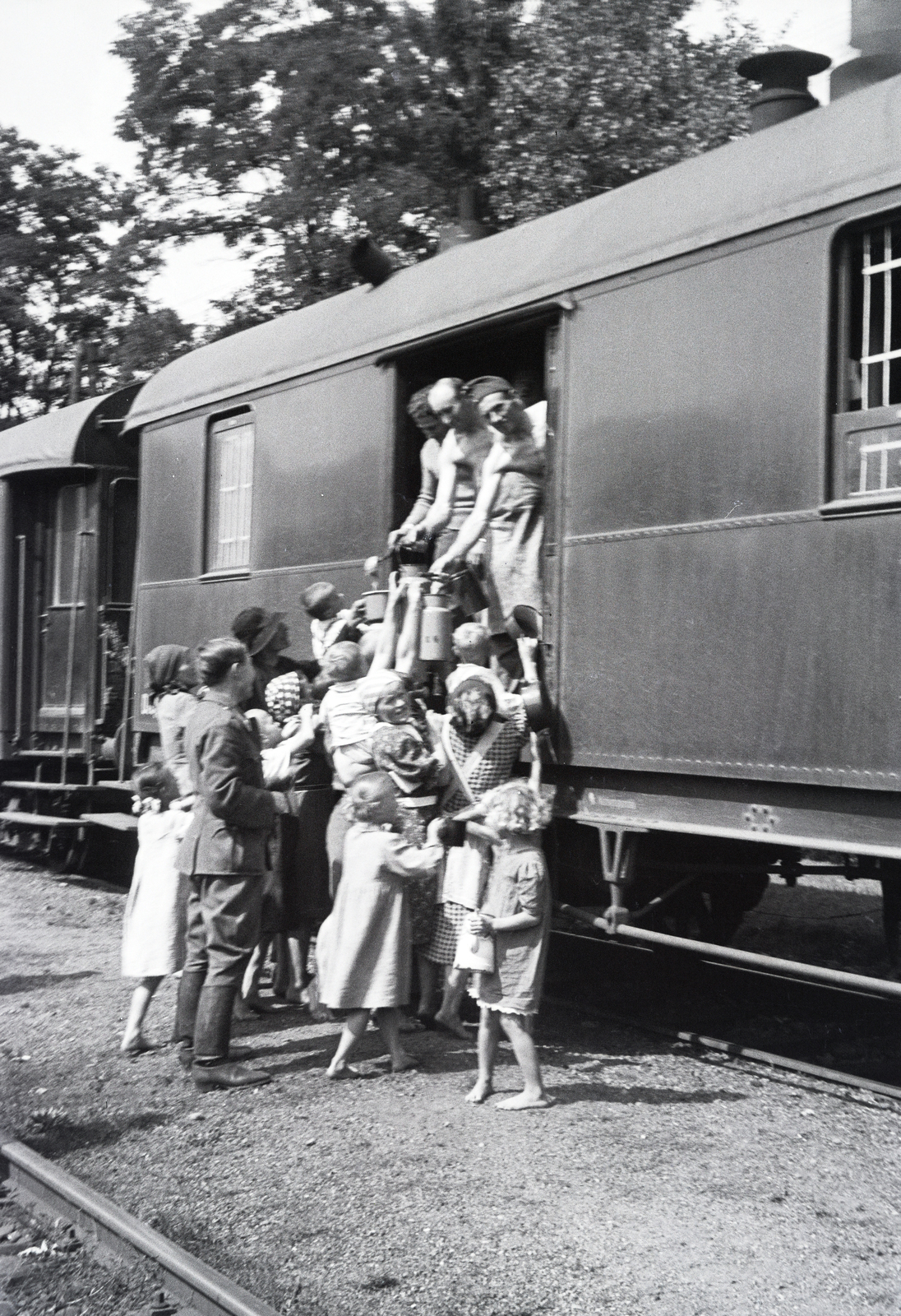1942, Reményi József, kórházvonat, Fortepan #258155