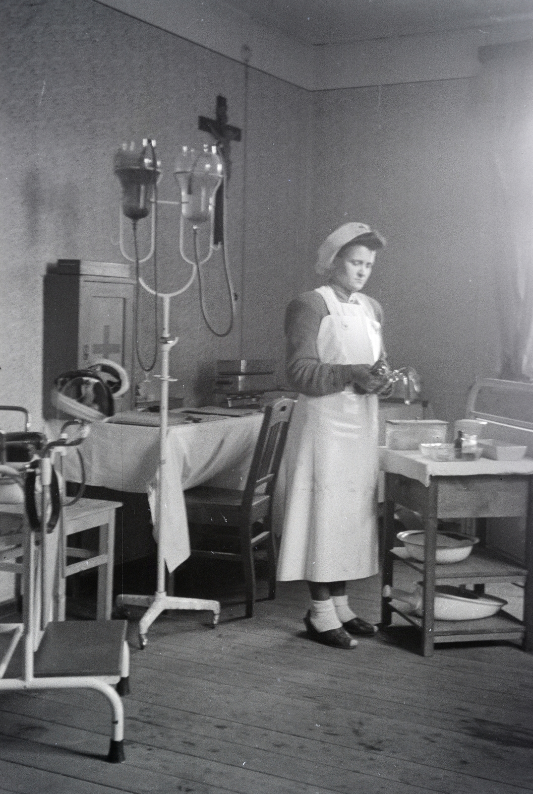 Germany, katonai kórház., 1945, Reményi József, military healthcare facility, nurse, Fortepan #258261