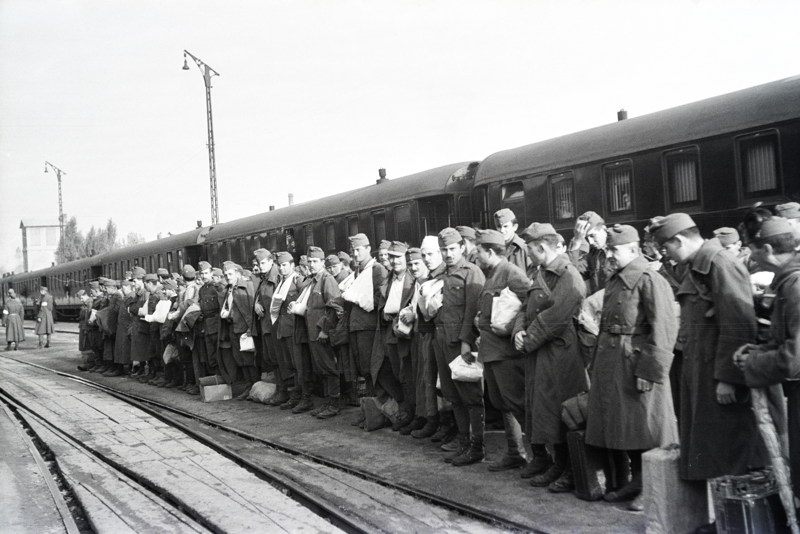 1943, Reményi József, katona, sebesült, Fortepan #258290