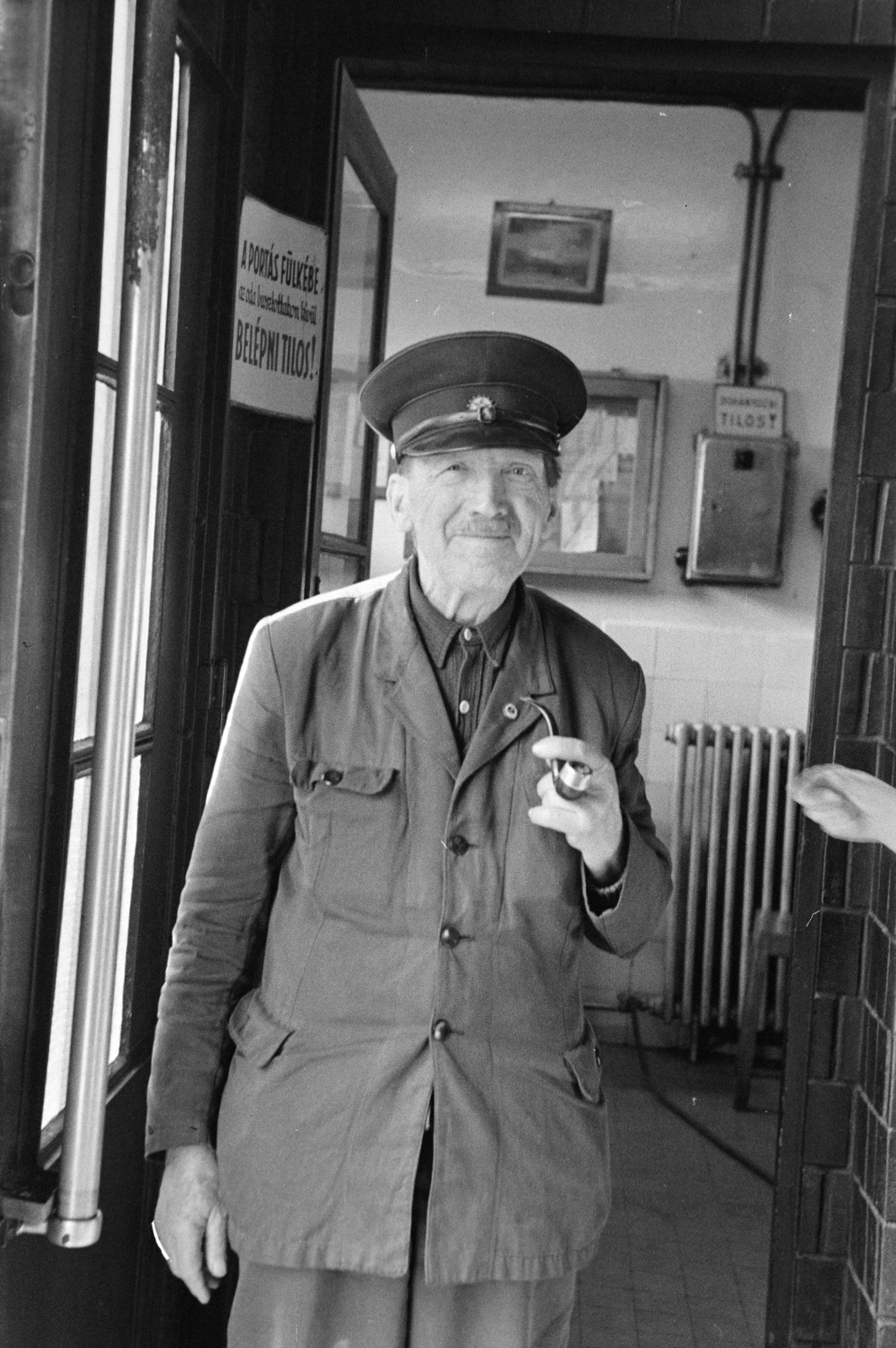 1960, Reményi József, janitor, Fortepan #258516