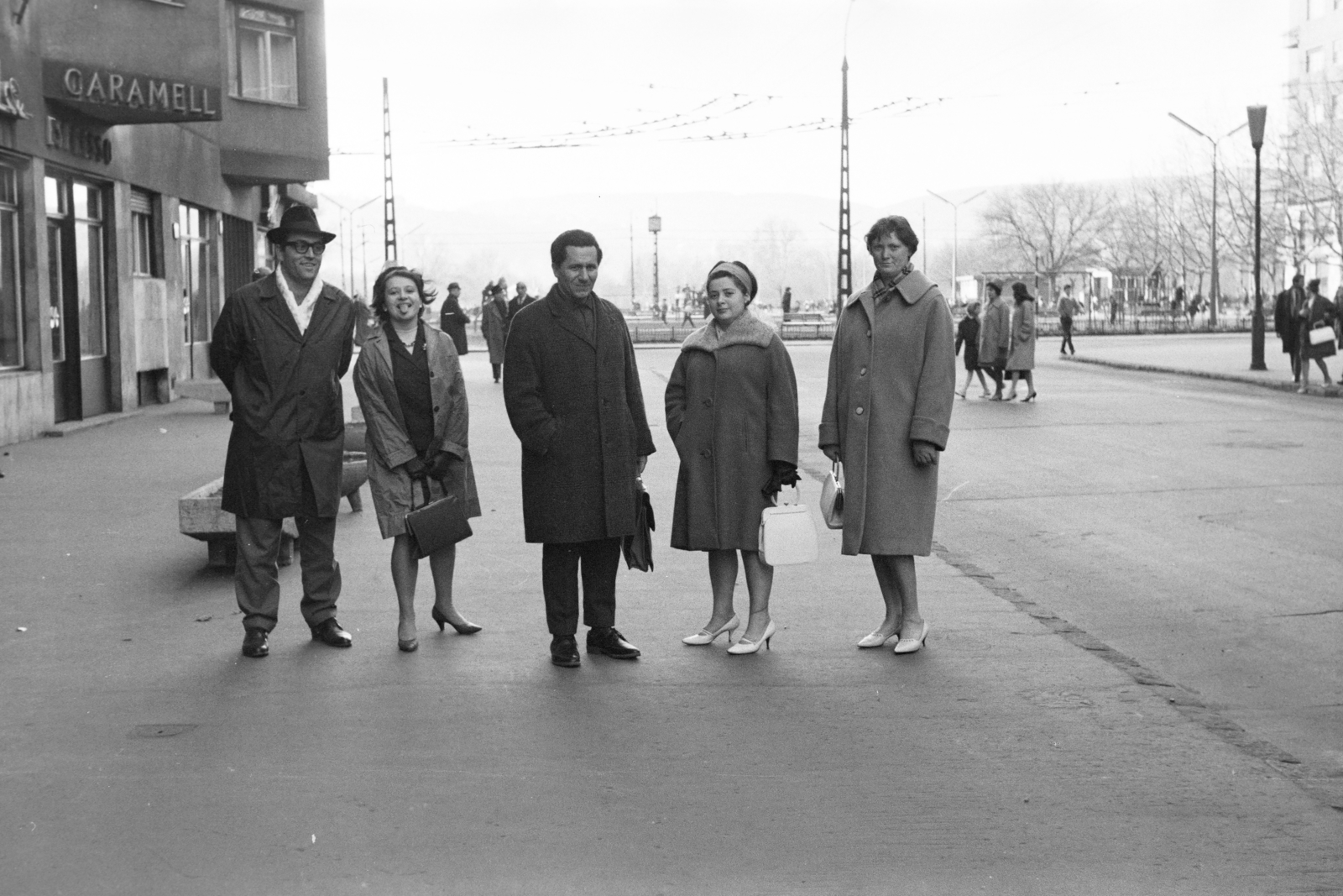 Magyarország, Budapest XIII., a Csanády utca, háttérben a Szent István park., 1964, Reményi József, Budapest, Fortepan #258632