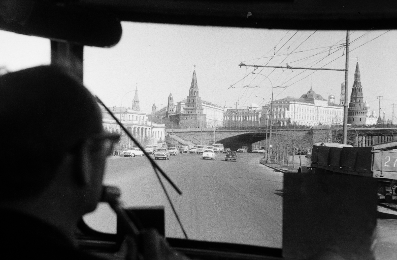 Russia, Moscow, Pecsisztenszka (Kropotkinszka) rakpart a Bolsoj Moszkvoreckij híd előtt., 1970, Reményi József, Soviet Union, Fortepan #258799