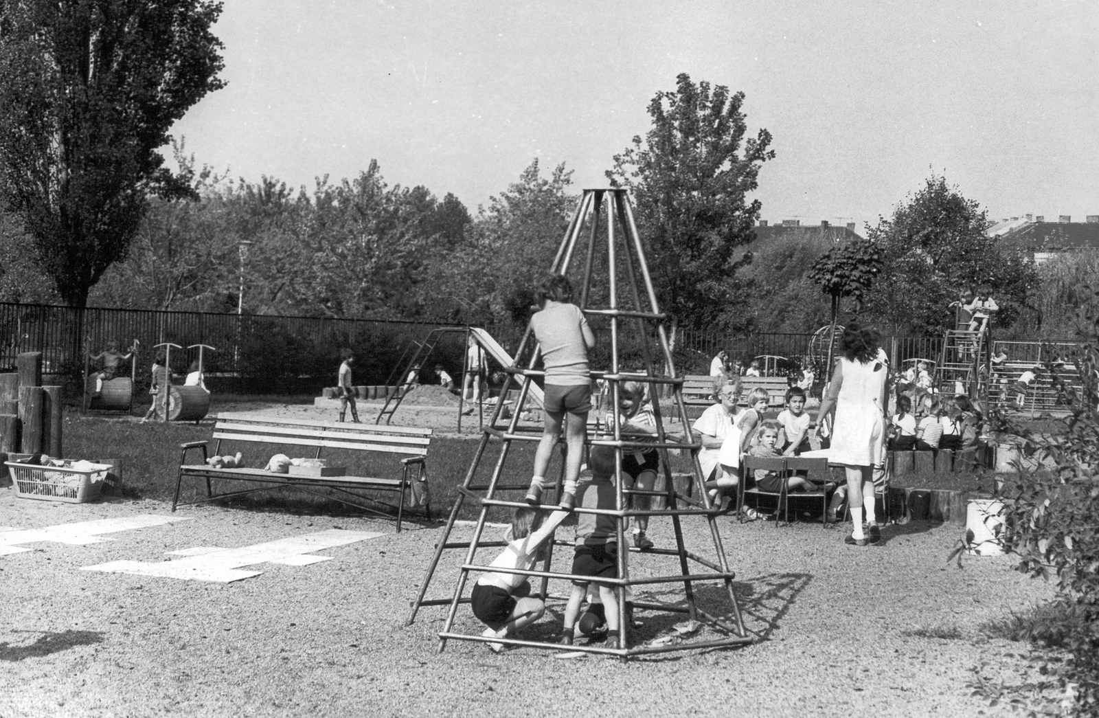 Hungary, Budapest IX., Vágóhíd utcai óvoda., 1980, Ferencvárosi Helytörténeti Gyűjtemény, toy, nursery, kids, Budapest, Fortepan #25909