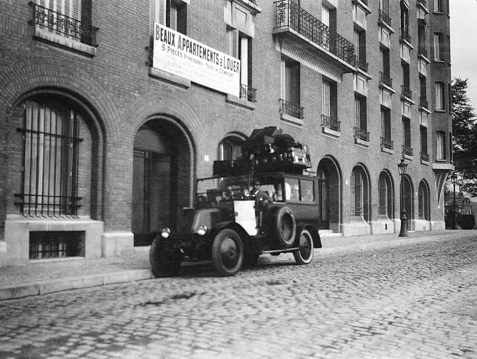 France, Paris, Quai Louis-Blériot (Quai d’Auteuil) 68., 1928, UWM Libraries, commercial vehicle, Fortepan #259228