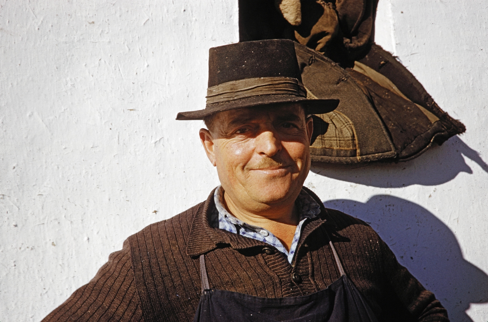 Hungary, 1960, UWM Libraries, man, colorful, hat, Fortepan #259482