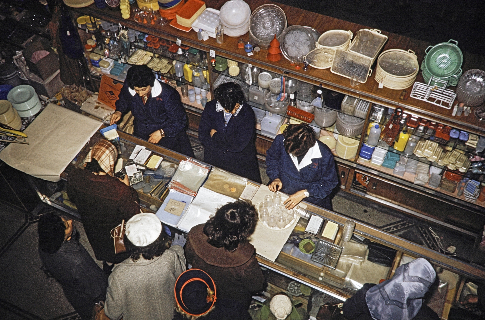 Hungary, 1960, UWM Libraries, colorful, display, plan view, hardware store, Fortepan #259521