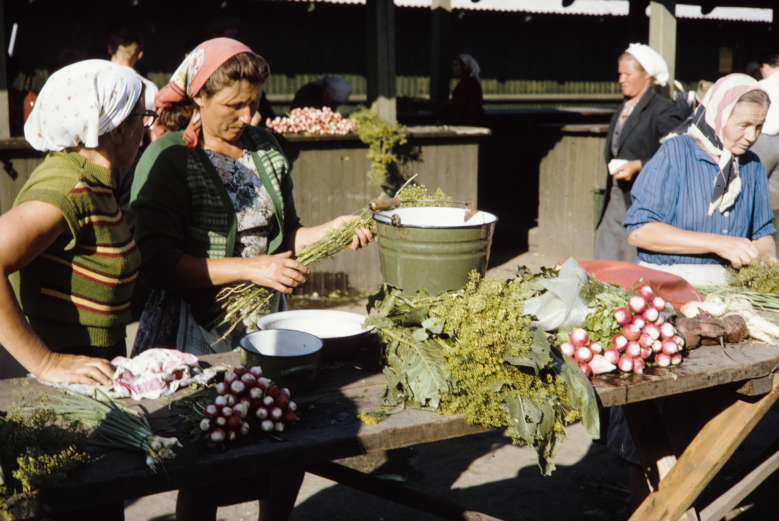 Russia, Irkutsk, piac., 1964, UWM Libraries, market, costermonger, Fortepan #259617