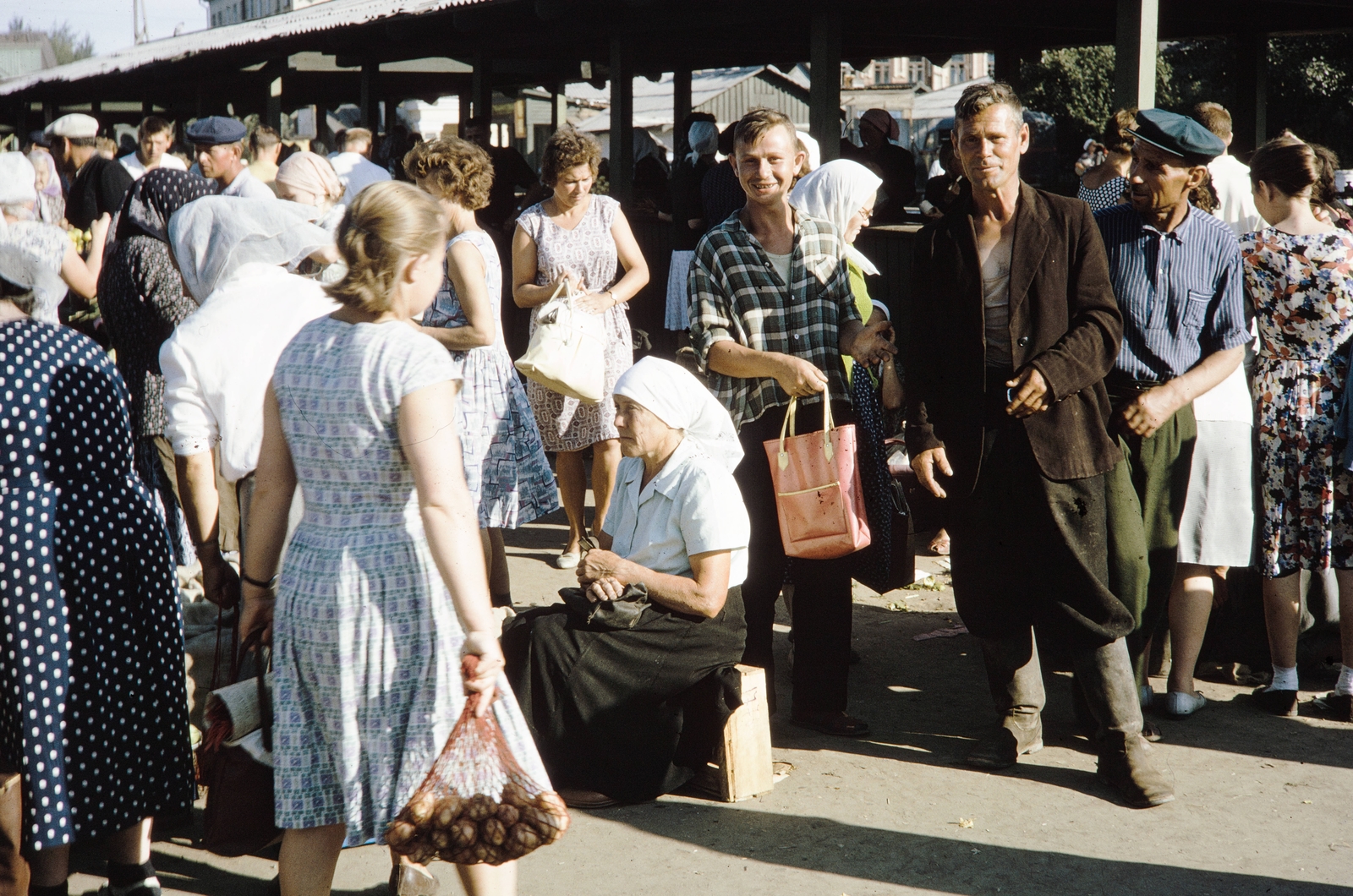 Russia, Irkutsk, piac., 1964, UWM Libraries, Fortepan #259632