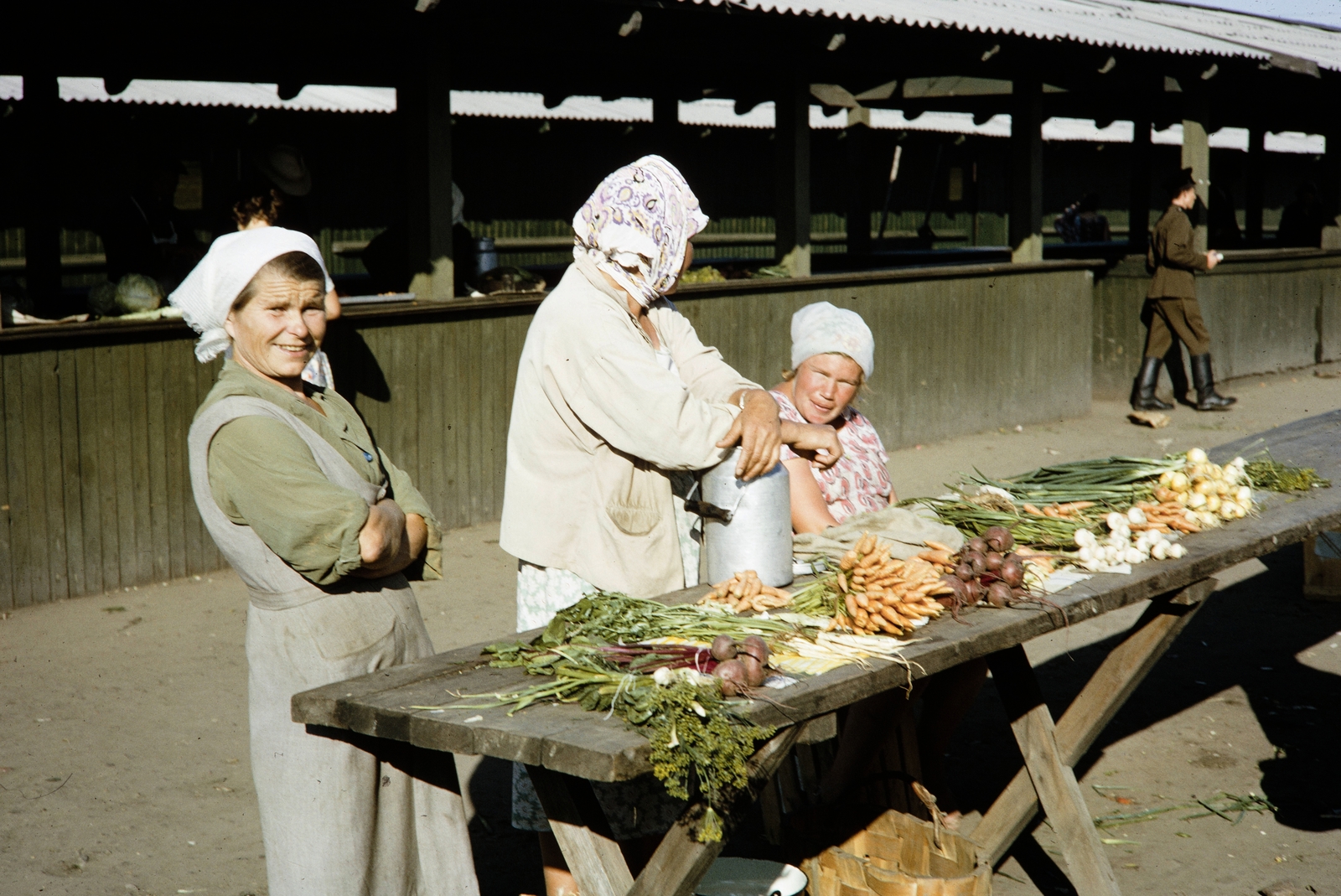 Russia, Irkutsk, piac., 1964, UWM Libraries, market, costermonger, Fortepan #259638