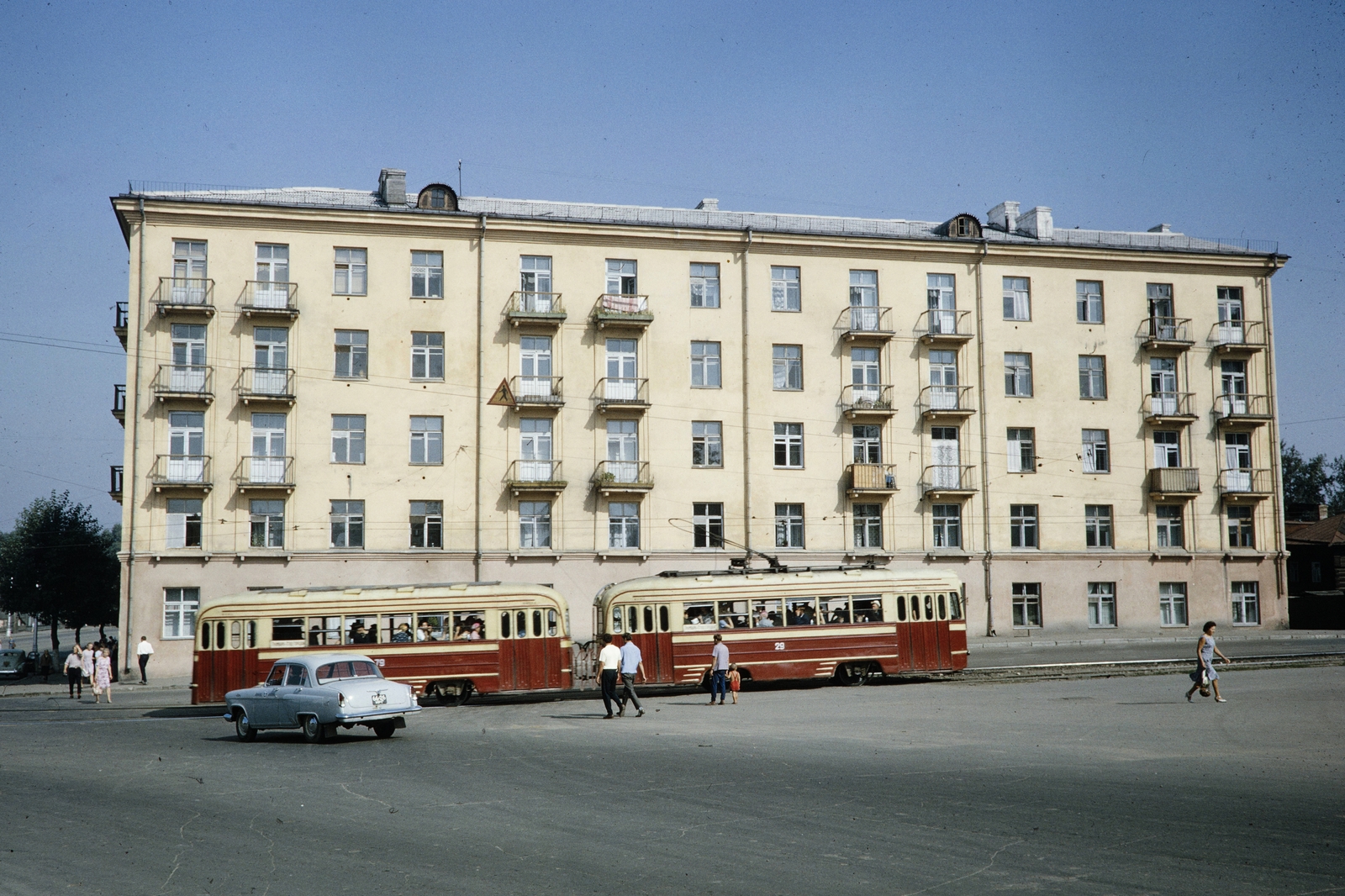 Russia, Irkutsk, Timirjázeva utca - Lenin utca sarok., 1964, UWM Libraries, Fortepan #259653