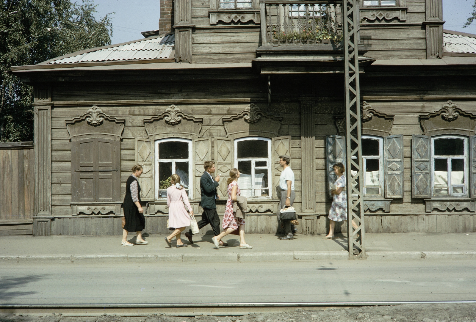 Russia, Irkutsk, Timirjázeva utca 21., 1964, UWM Libraries, Fortepan #259678