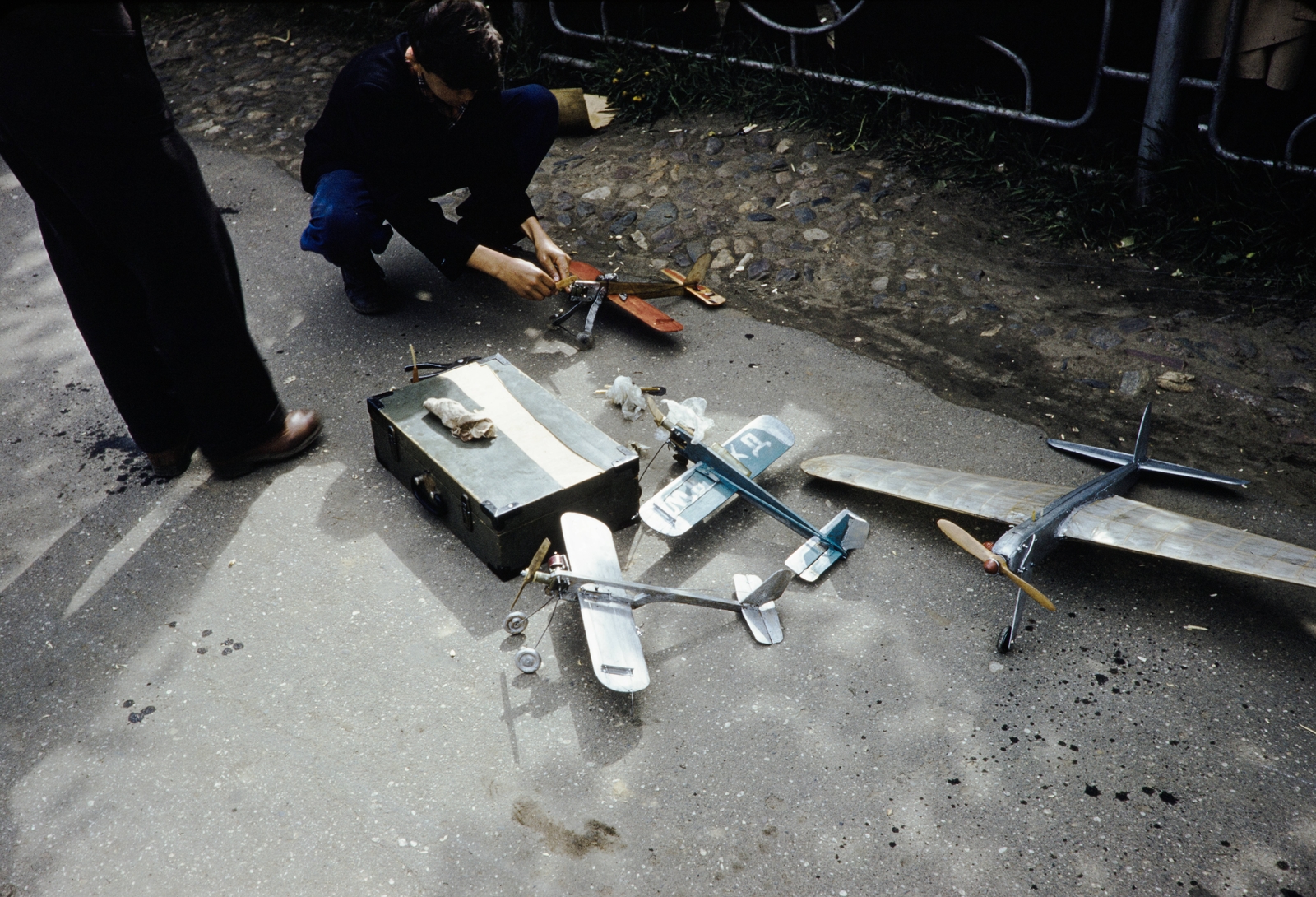 Russia, 1959, UWM Libraries, colorful, model plane, Fortepan #259749
