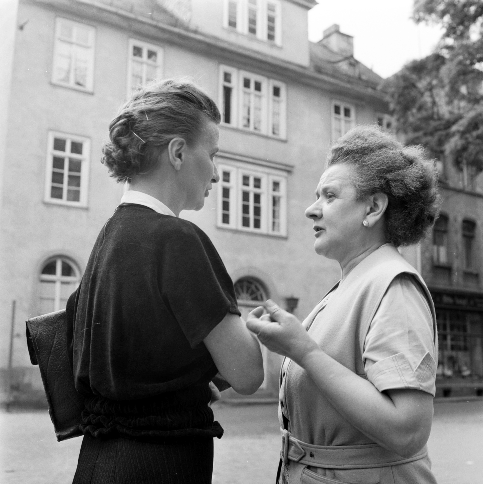 Germany, Ketzerbach, háttérben a 10-es számú ház., 1958, UWM Libraries, rumour, photo aspect ratio: square, Fortepan #260061