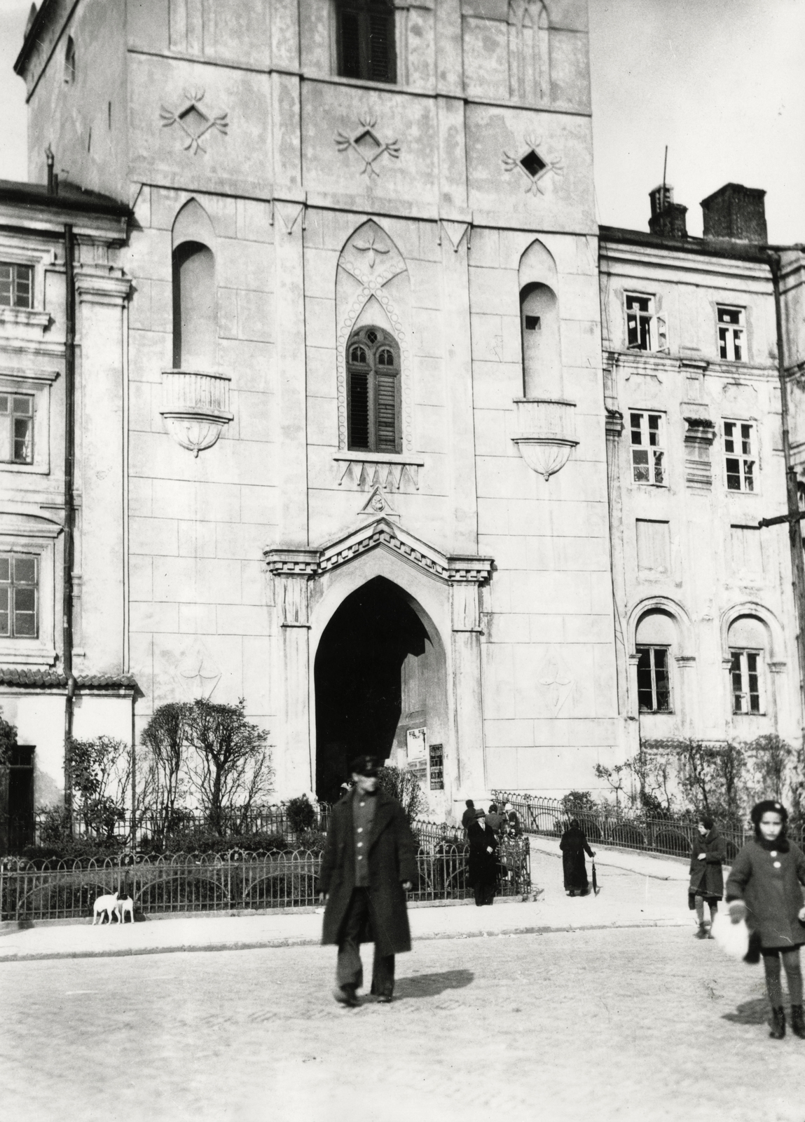 Poland, Lublin, ulica Królewska 10., Szentháromság-torony (Wieża Trynitarska)., 1934, UWM Libraries, gothic, Fortepan #260113