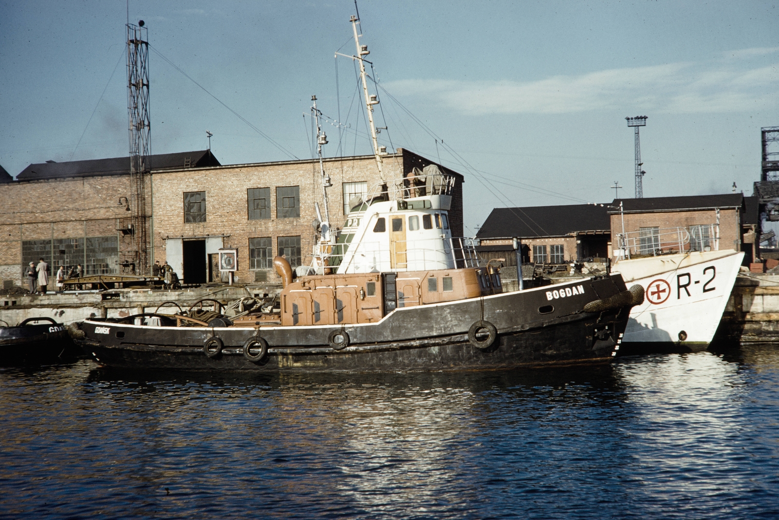 Poland, Gdynia, kikötő., 1960, UWM Libraries, colorful, Fortepan #260187