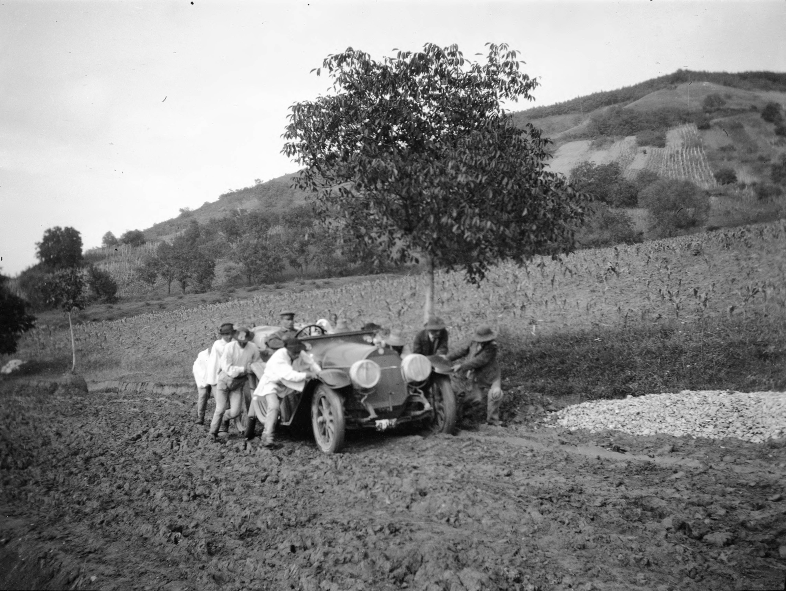 Romania,Transylvania, 1913, UWM Libraries, mud, Fortepan #260436