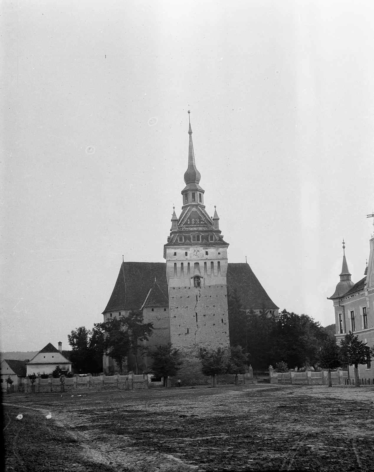 Romania,Transylvania, erődtemplom., 1913, UWM Libraries, Fortepan #260446
