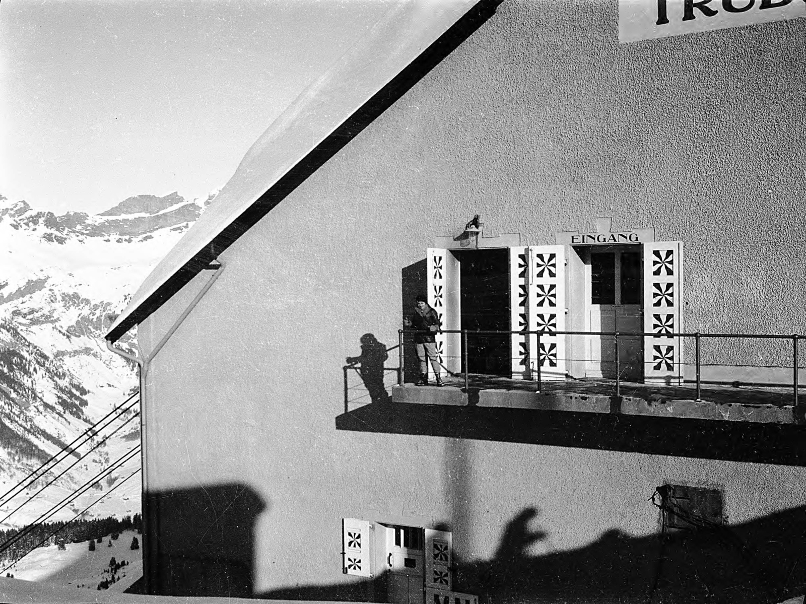 Switzerland, Engelberg, Berghotel Trübsee., 1928, UWM Libraries, hotel, Fortepan #260658