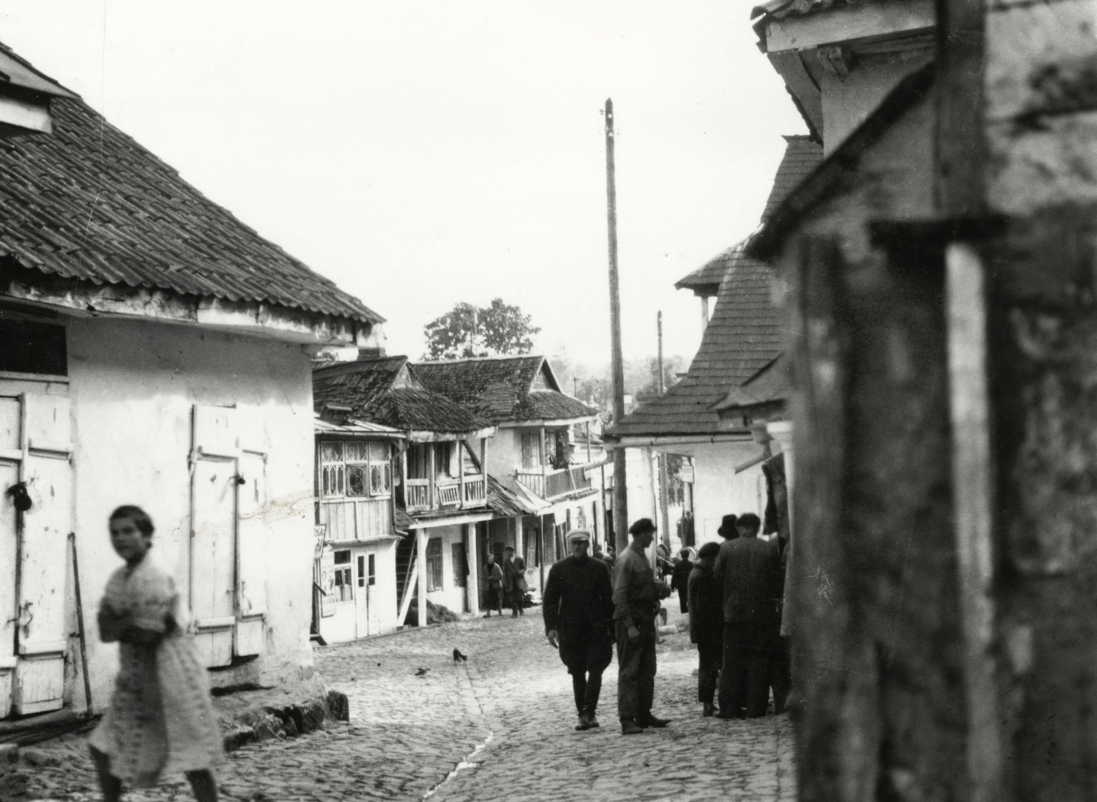 Ukraine, (ekkor Krzemieniec)., 1934, UWM Libraries, street view, farmhouse, Fortepan #260705