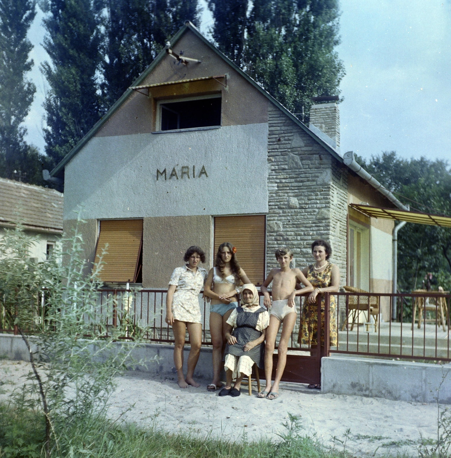 1969, Faragó György, family, generations, Fortepan #260891