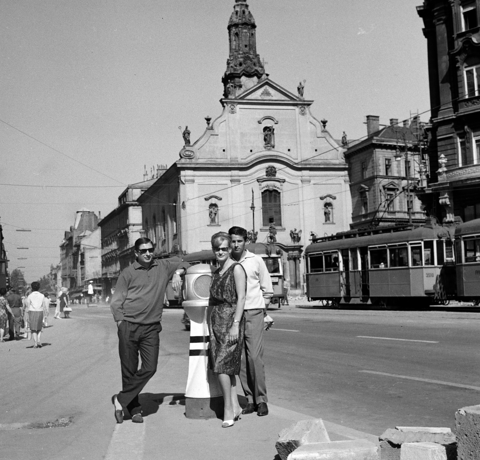 1964, Faragó György, tram, Fortepan #260947