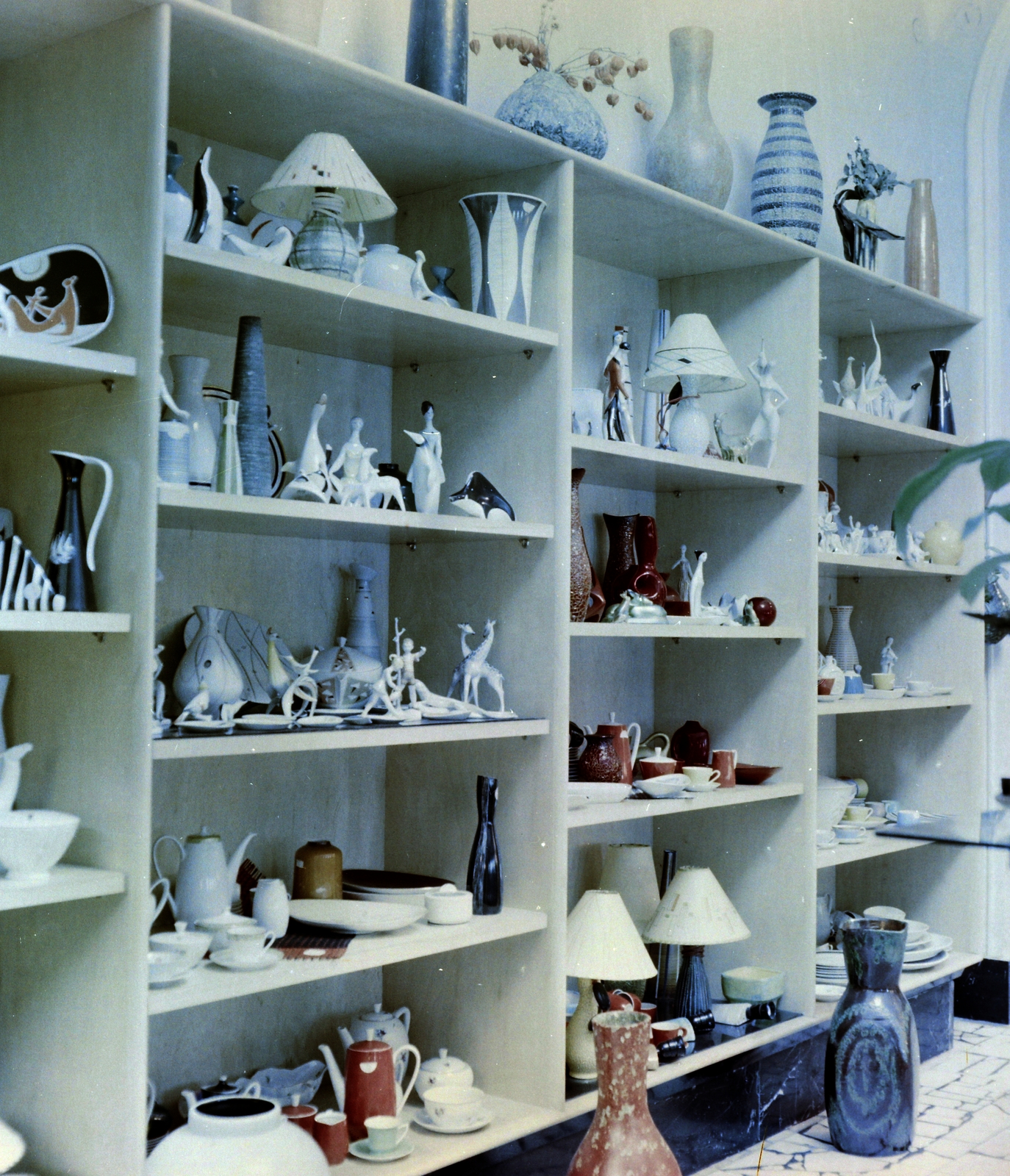 1965, Faragó György, colorful, ceramics, Fortepan #261044