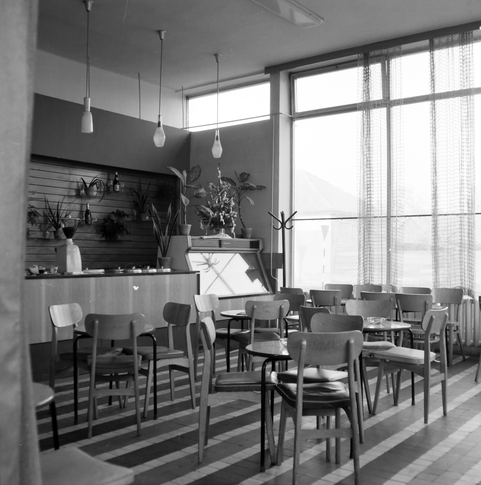 1968, Faragó György, fagylaltpult, kávédaráló, vendéglátás, Fortepan #261117