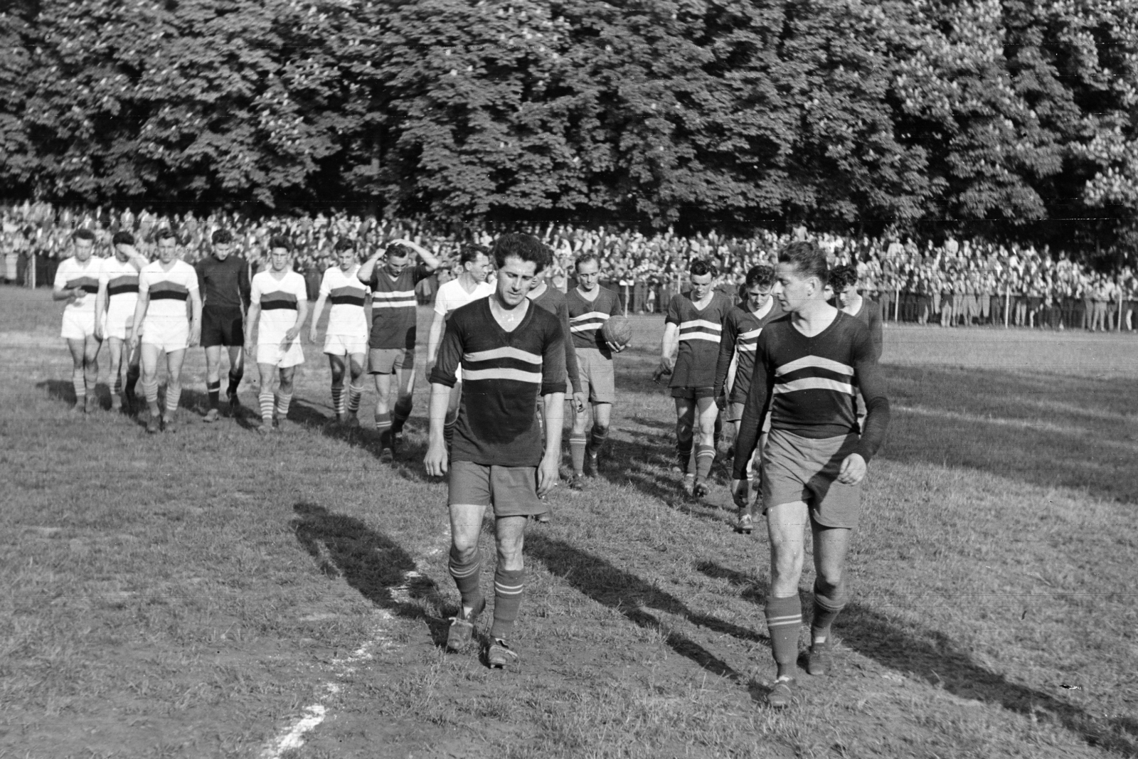1959, Faragó György, soccer team, Fortepan #261955