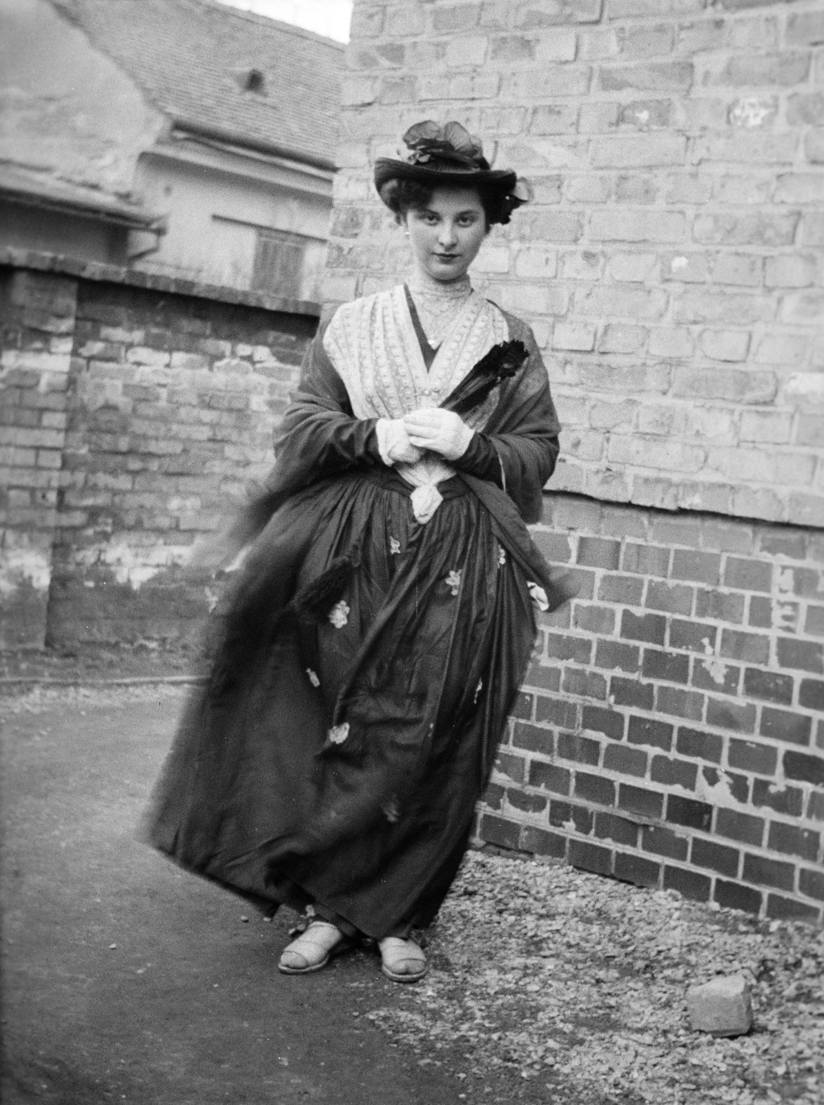 1954, Gyulai Gaál Krisztián, fashion, lady, Fortepan #262121